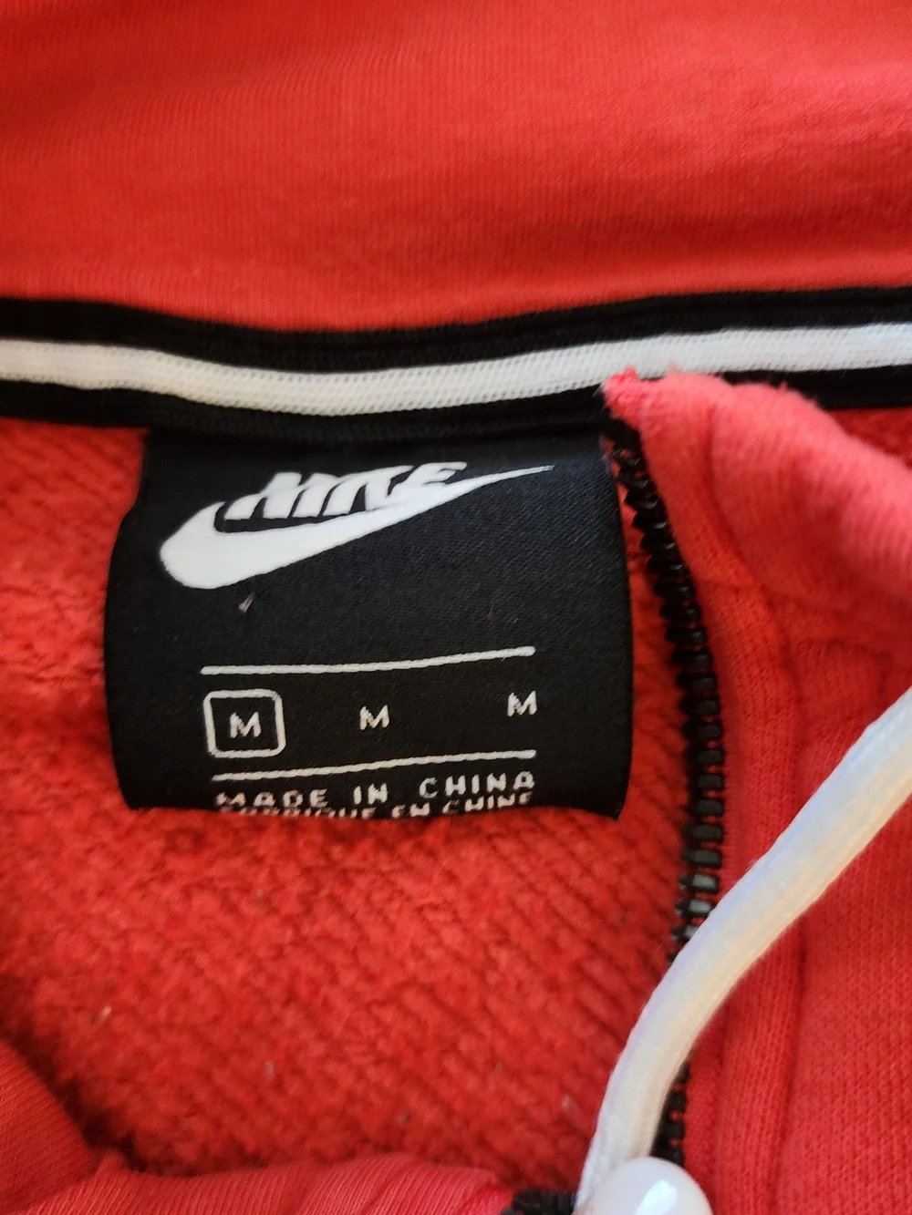 Nike Women's Red Half-Zip Pullover Hoodie